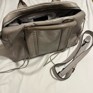Rebecca Minkoff Gray Leather Duffel Bag